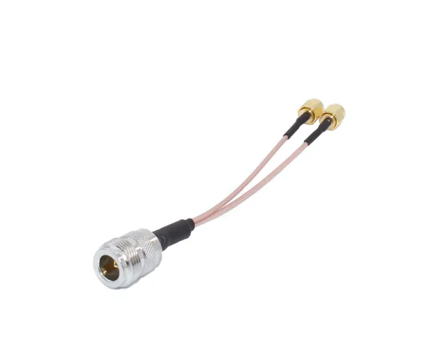 Dubbele SMA Male - Female connector voor 4G routers