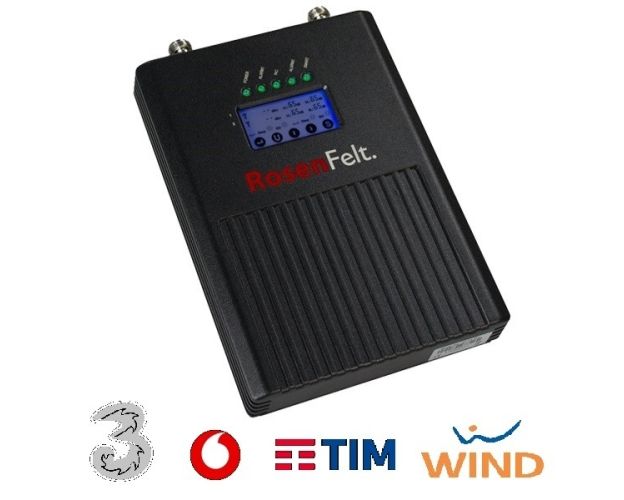 Ripetitore 4G RF LED15-L, Rosenfelt, GSM, 800 MHz, 900 MHz, 1800 MHz, tutti gli operatori Ripetitore 4G RF LED15-L, Rosenfelt, GSM, 800 MHz, 900 MHz, 1800 MHz, tutti gli operatori