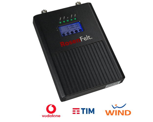 Ripetitore GSM, Rosenfelt RF-E20-L, 900 MHz, tutti gli operatori Ripetitore GSM, Rosenfelt RF-E20-L, 900 MHz, tutti gli operatori
