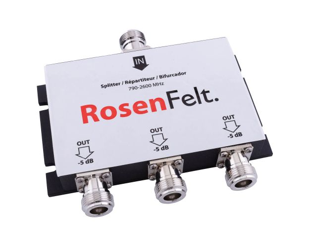3-way splitter for GSM 4G antennas 3-way splitter for GSM 4G antennas