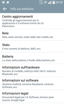 Segnale GSM Android